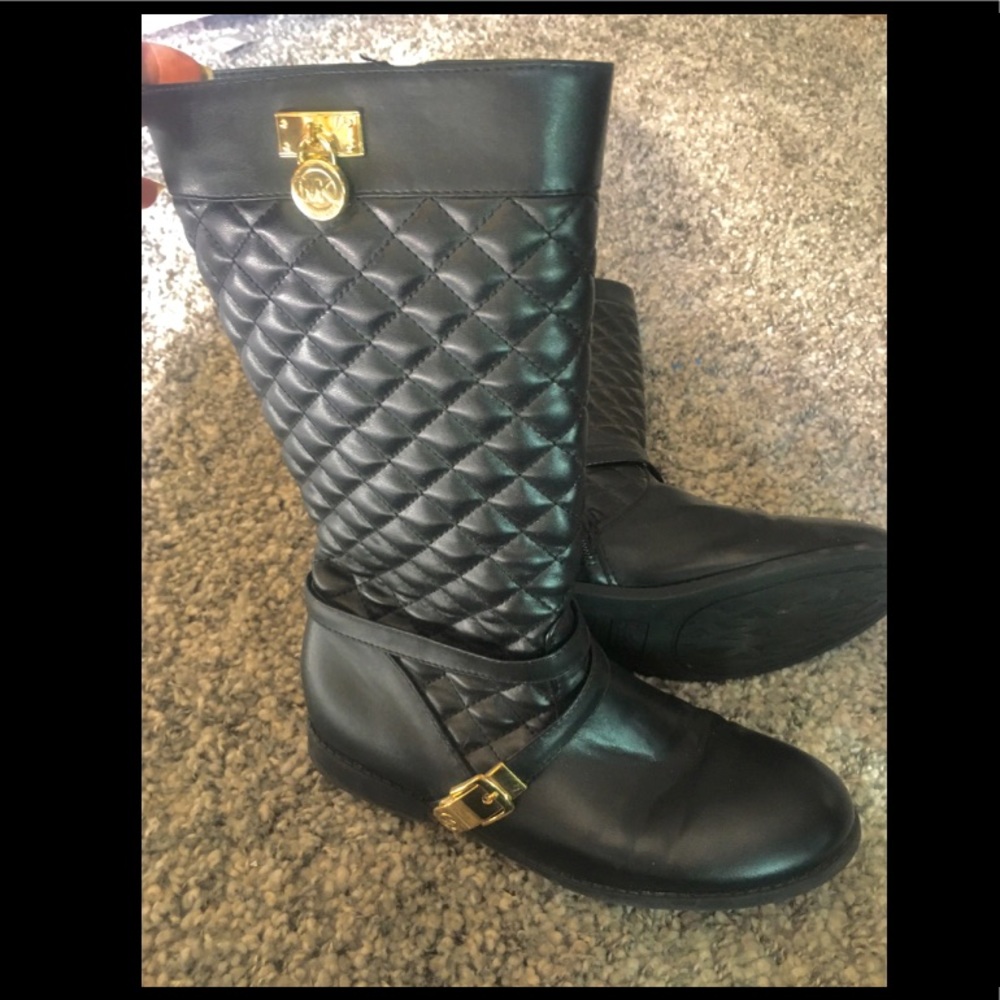 MICHAEL KORS Emma Leena 2 Knee High Leather Boots
